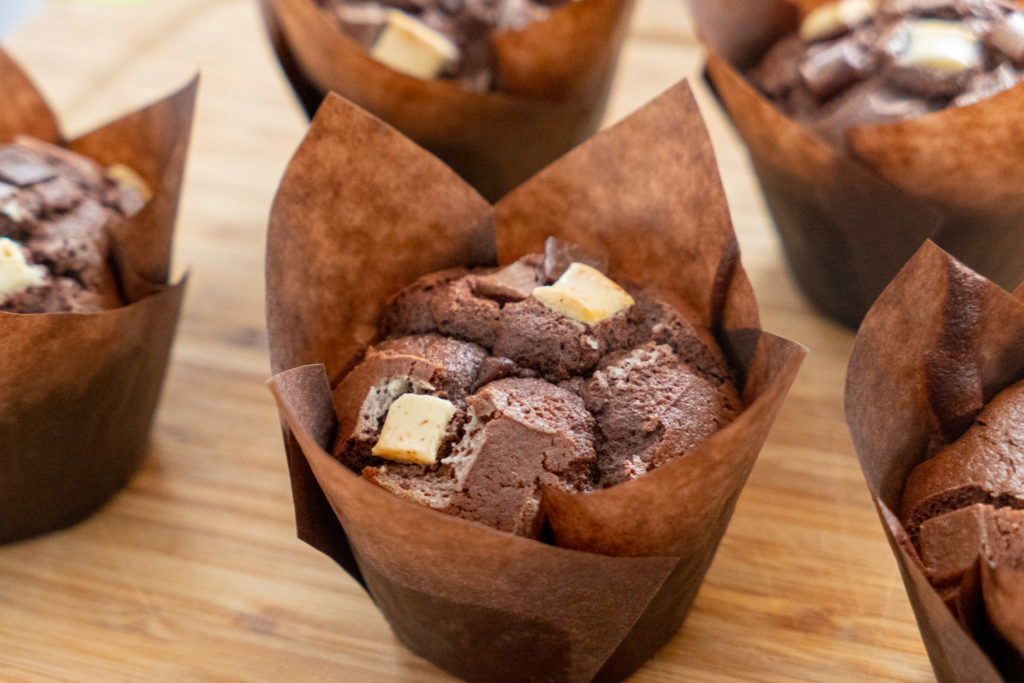 Muffins au chocolat façon Starbucks
