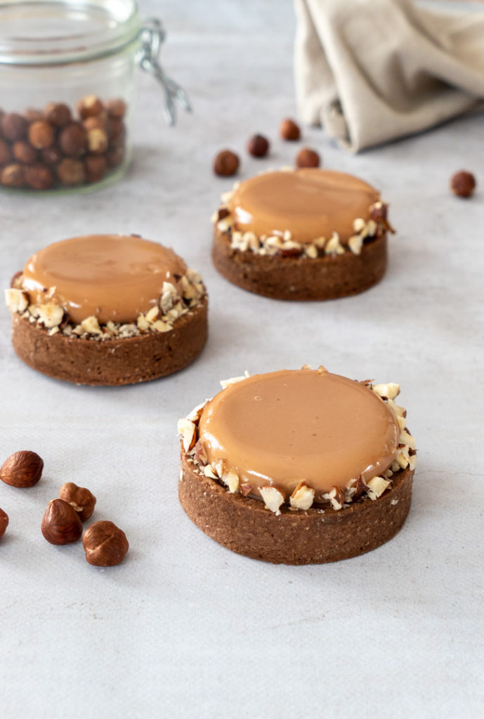 Tartelettes praliné et chocolat