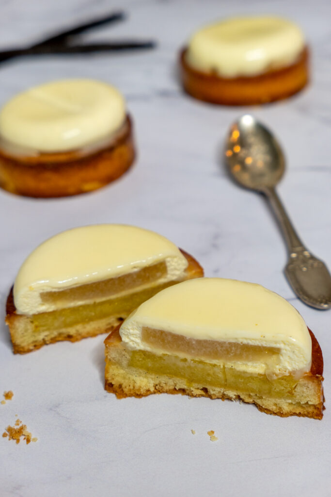 Tartelettes frangipane, vanille et pomme