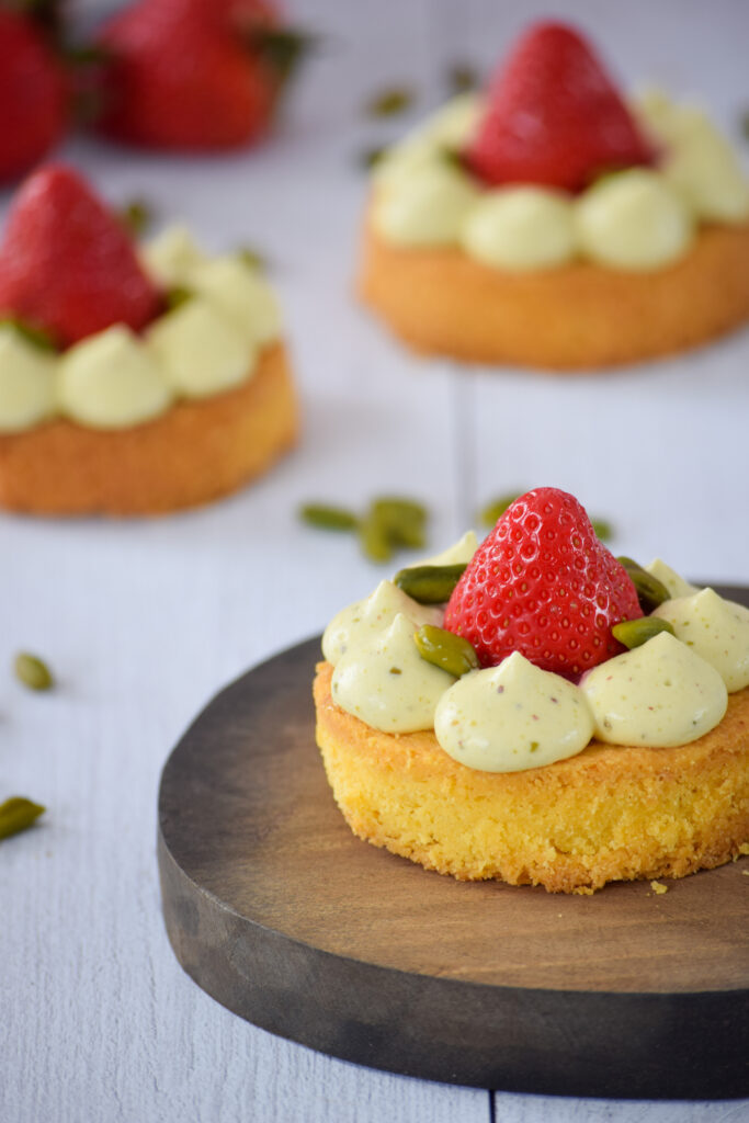 Sablé breton fraises & pistaches